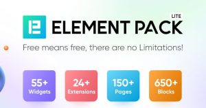 Element Pack Elementor Addons (Header Footer, Template Library)