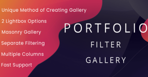 Portfolio Gallery – Image Gallery Plugin