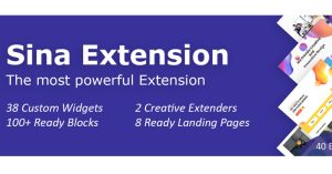 Sina Extension for Elementor (Slider, Gallery, Form, Modal, Data Table)