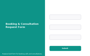 Booking & Consultation Request Form